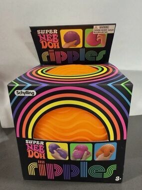 Schylling Super Nee Doh Ripples Orange Sensory Toy